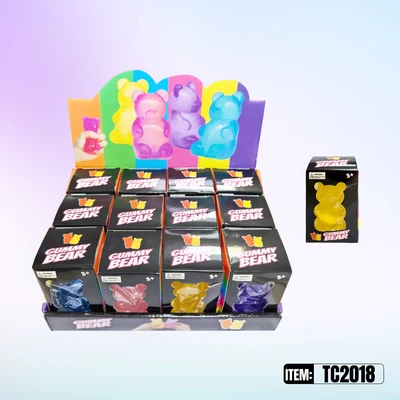 TC2018, Sugar Squeezy Relief Fidget Toys Bear 1.97"x3.74", 887258040183