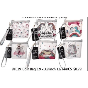91029, CC Keychain Coin Bag PVC Unicorn, 191554910294