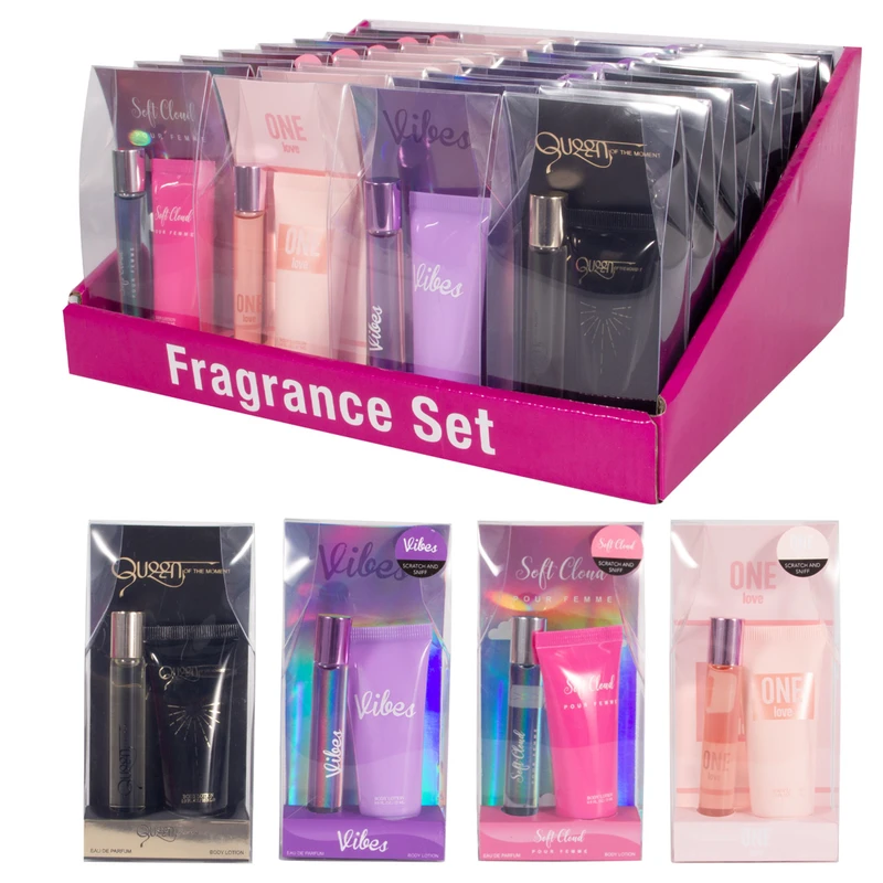 Women's Stocking Stuffer Set PDQ6 0.27fl.oz/8ml EDP 0.9fl.oz/25ml Body Lotion