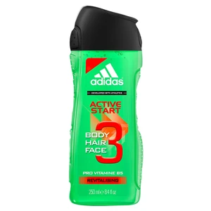 ASG250ACS, Adidas Shower Gel 250ml 3-in-1 Active Start, 3607340726682