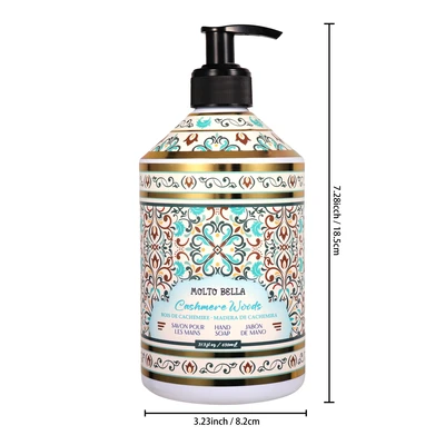 60685, Molto Bella Hand Soap 21.3oz – Cashmere Woods, 191554606852
