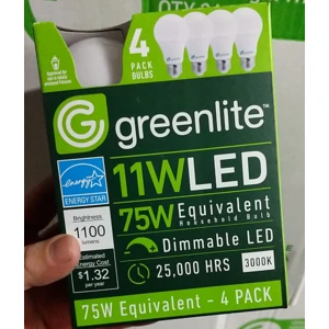 GL48563T, Greenlite LED Bulb 15W Bright White 4PK