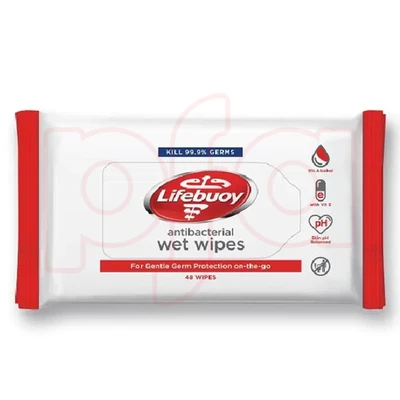 LB48WW, Lifebuoy AB Wet Wipes 48CT