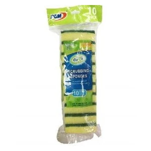 34040, Fresh Start Sponge Scouring Pads 10PK, 191554340404