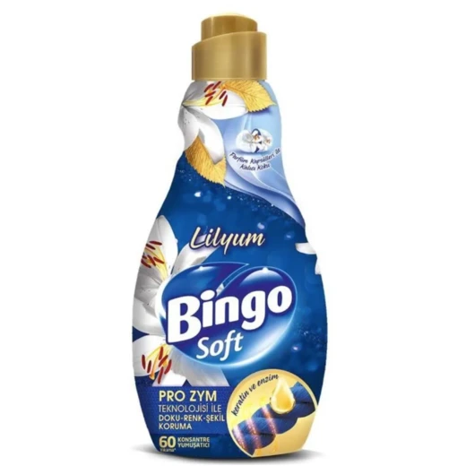 BIN-S1440L, Bingo Fabric Softener 1.44L Lily (48oz) 50005388, 8690536924202