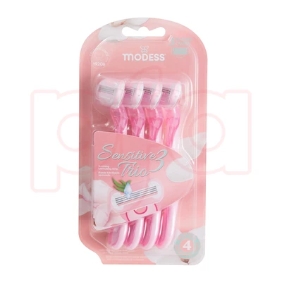 67211, Modess Razor Triple Blade 4PK, 191554672116