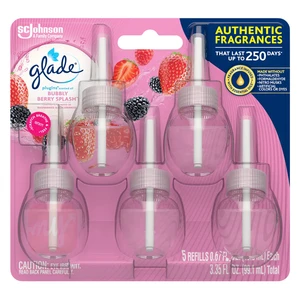 GPR5-BBS, Glade Plugin Oil Refill 5pk Bubbly Berry Splash