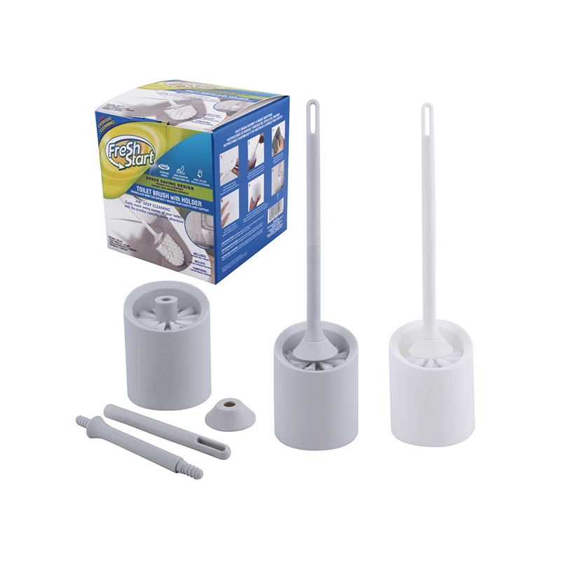 Fresh Start Toilet Brush w/ Wall Mount Box