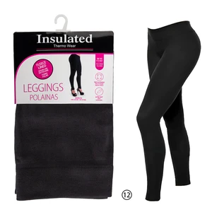 18201, Thermaxxx Winter Fleece Legging Black Only, 191554182011