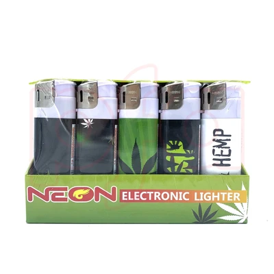 ZY-218S1-HEMP, Neon Electric Lighter Hemp Series, 108555530083410