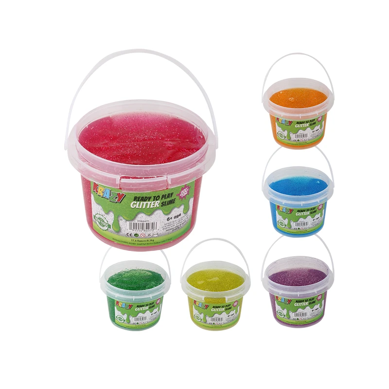 Krazy Slime Bucket 17.6oz Glitter