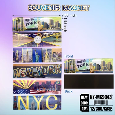 NY-MG9043, New York Souvenir Board Magnet, 887257990434