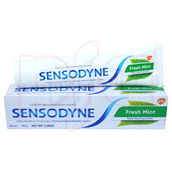 SP150-FM, Sensodyne Toothpaste 150g 5.29oz Fresh Mint, 8901571005659