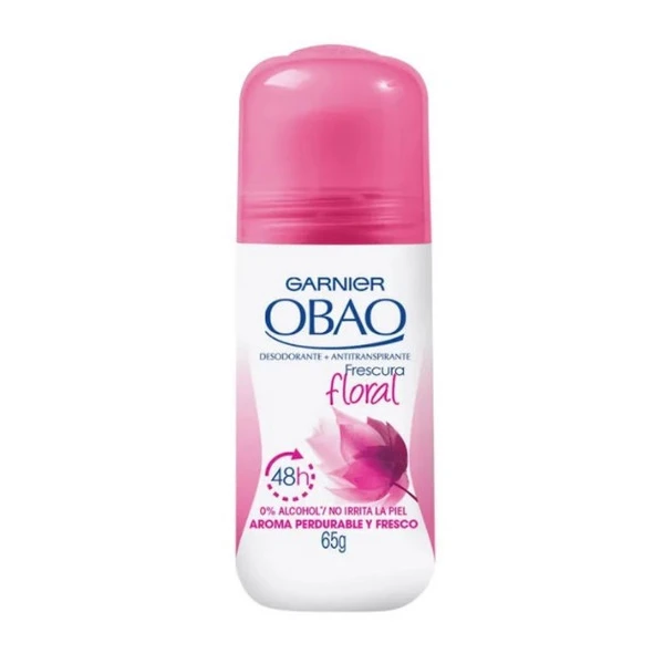 OD65FL, Obao Roll-On Desodorante Floral (light pink), 7501027272706