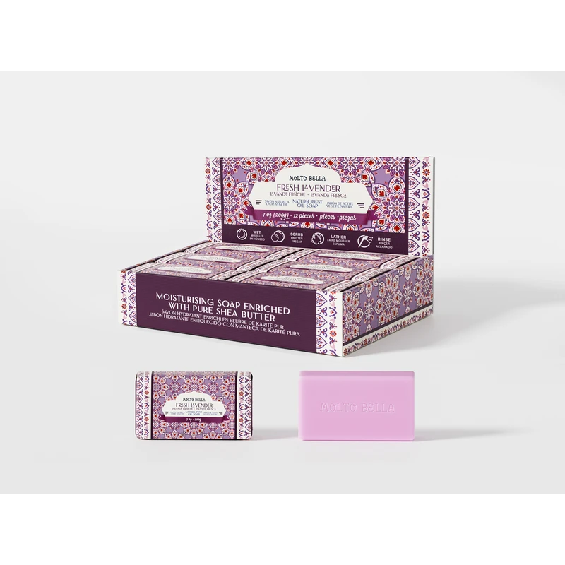 Molto Bella Soap Bar 7oz/200g Fresh Lavender