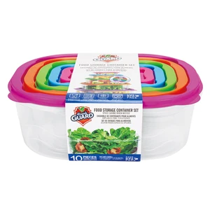 56037, Fresh Guard Plastic Container Set Vent 10PK Rect, 191554560376