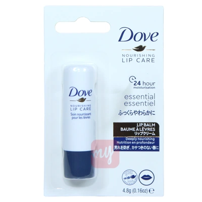 DLC-48E, Dove Lip Care 4.8g .16oz Lip Balm Essential