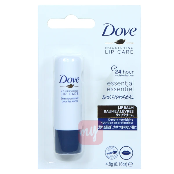DLC-48E, Dove Lip Care 4.8g .16oz Lip Balm Essential, 8886467036071