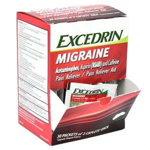 EXCED-MIG-DP30, Excedrin Migraine Caplets Display 30Count