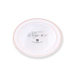 36216, Elegance Bowl 5oz White + 2 Line Stamp Rose Gold, 191554362161