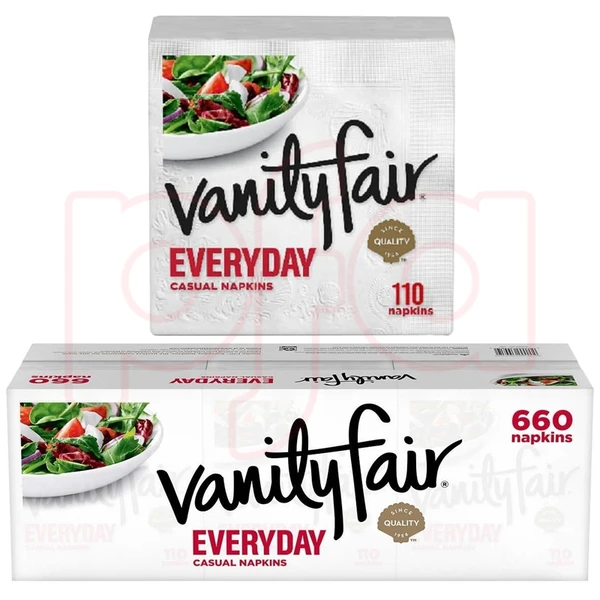 VF-NAPKIN110, Vanity Fair Everyday  Casual Napkin 110 Sheet, 042000356015
