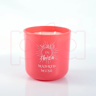 88719, Solo En Ibiza 10*10cm Glass Candle 14.11.oz/400g  MADRID MUSE, 191554887190