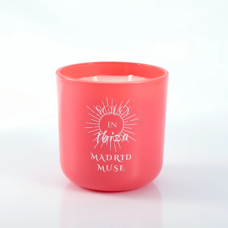 SOLO EN IBIZA 10*10cm Glass Candle 14.11.oz/400g MADRID MUSE