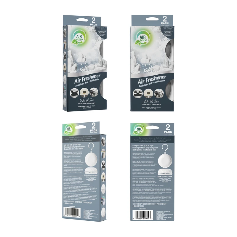 Air Fusion Air Freshener 2pk Dark lce