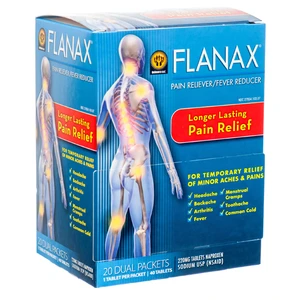 FLANAX-DP20, Flanax Pain Relief Dual Packet 20 Count Display Box