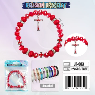 JR-003, Crystal Religion Bracelet, 887257840012