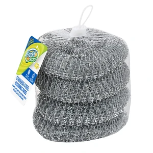 32105, Fresh Start Scourers Stainless Steel Mesh Bag 4PK, 191554321052
