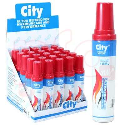 J31825, City Butane Gas Refill 18ml, 605369002643