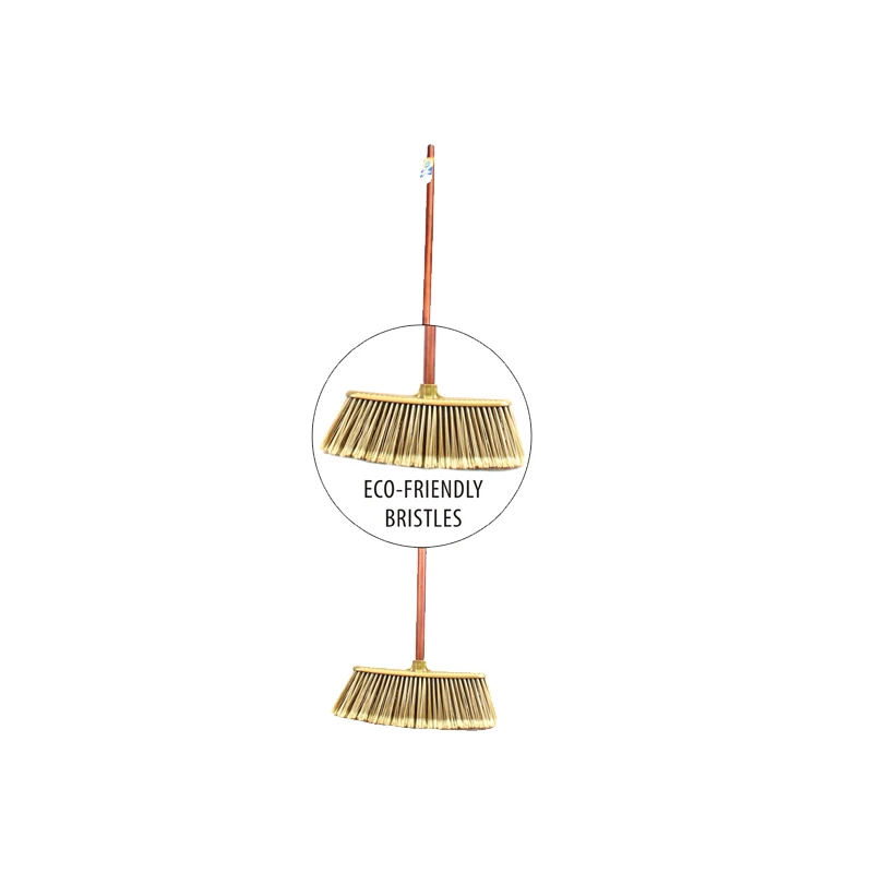 Fresh Start Plastic Broom Golden Straight