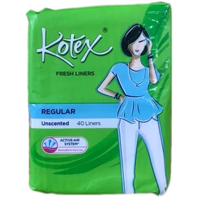 KPL40U, Kotex Panty Liner 40CT Unscented, 4800060333102