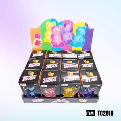 TC2018, Sugar Squeezy Relief Fidget Toys Bear 1.97"x3.74", 887258040183