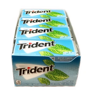 TG18MB, Trident Gum 18CT Mint Bliss, 012546001915