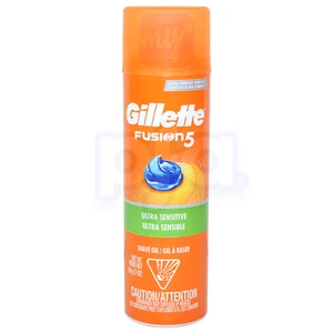 GSF7US, Gillette Fusion 5 Shave Gel 7oz Ultra Sensitive, 047400159051