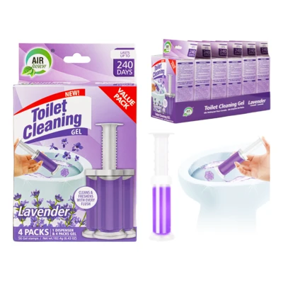 60129, Air Fusion Toilet Cleaning Gel 1.6oz 4PK Lavender, 191554601291