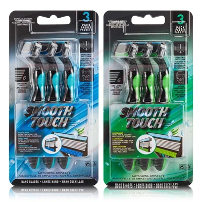 67116, Smooth Touch Razor 6 Blade 3PK, 191554671164