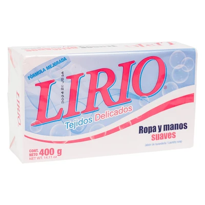 LRB400P, Lirio Laundry Bar Soap 400g Pink, 012388000640