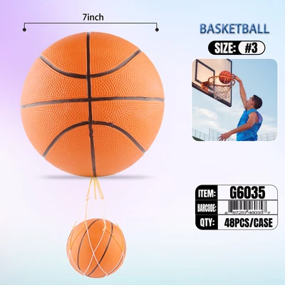 G6035, BasketBall No:3   7″ x7″Inch, 887257460357