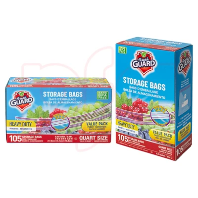 31102, Fresh Guard Storage Bag Quart 105CT, 191554311022