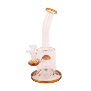 55961, Glass Bong Amber 25cm, 036882559619
