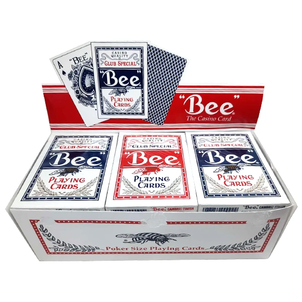 BEE-DP12, Bee Playing Card Assorted Display 12's
