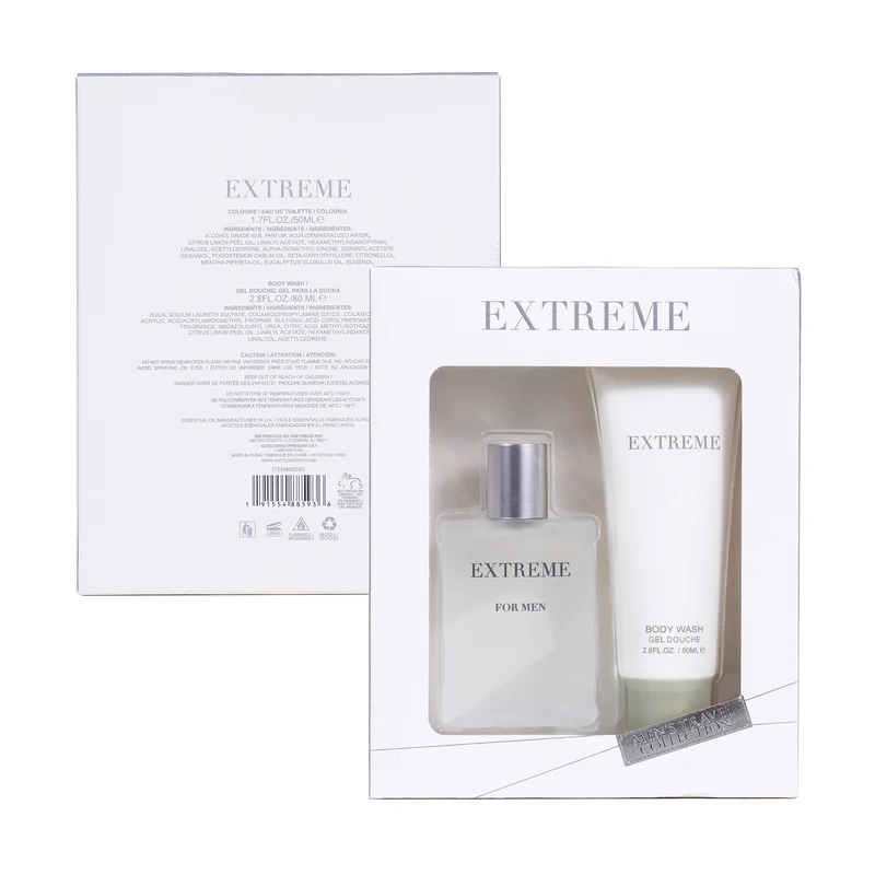 Men's 2pcs Set Extreme 50ml/1.7fl.ozEDT + 80ml/2.8fl.oz Body Wash
