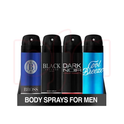 88811-48, Body Spray Aerosol Display 6.76Floz Men, 191554882379