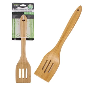 56362, Ideal Kitchen Premium Bamboo Slotted Spatula, 191554563629