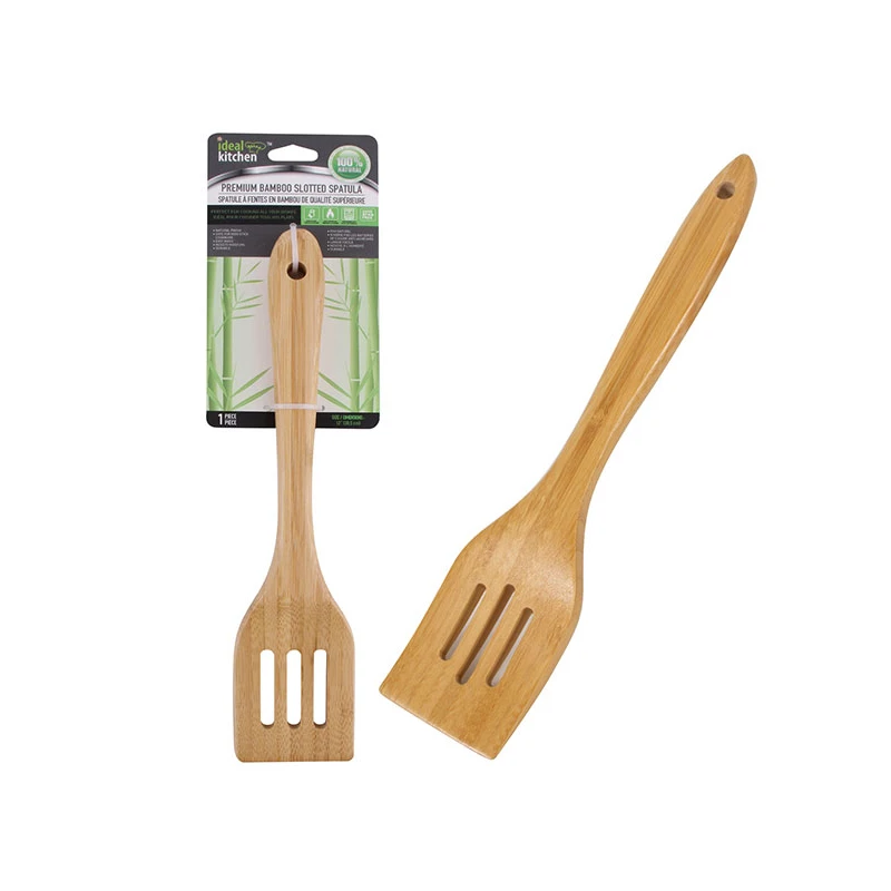 Ideal Kitchen Premium Bamboo Slotted Spatula