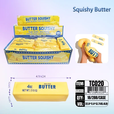 TC020, Squishy Flour Butter 4oz 4.13"x1.19"x1.19, 887258030207