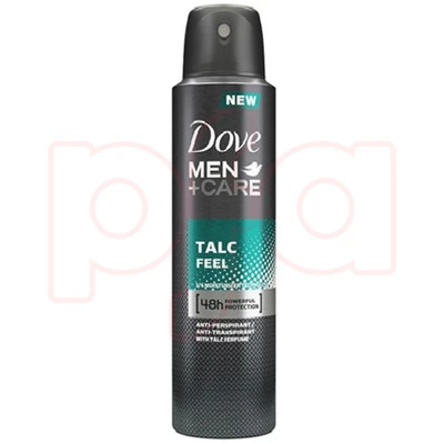 DBS150MTF, Dove Body Spray 150ML Men's Talc Feel, 8710447493571